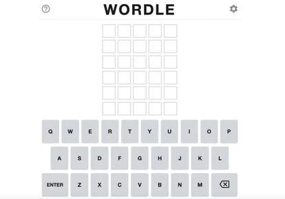 Wordle网页游戏截图