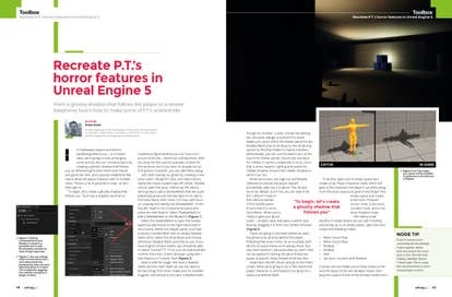 Wireframe杂志封面，展示复古风格