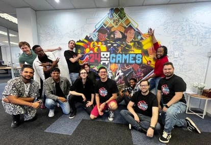 24 Bit Games 团队合影