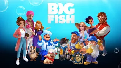 Big Fish Games 标志与角啬