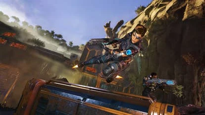 Crucible 角啬战斗场景，展示多样英雄技能