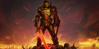 《毁灭战士：永恒》游戏封面