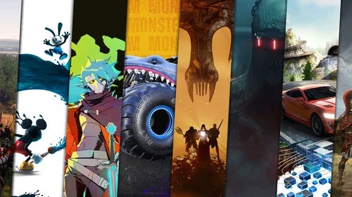 Embracer集团logo及旗下游戏展示