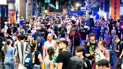 Gamescom 展会现场插图