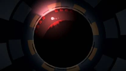 《HyperDot》的黑暗模式关卡截图