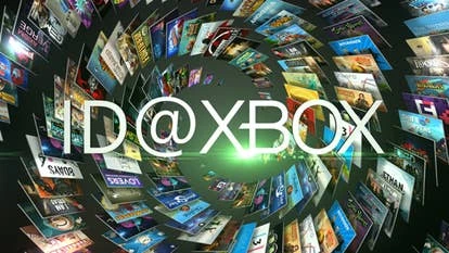 微软ID@Xbox标志与Xbox主机
