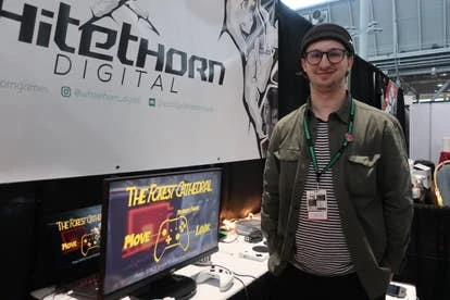 开发者Brian Wilson在工作