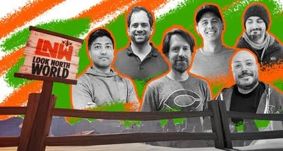 Look North World 游戏工作室标志