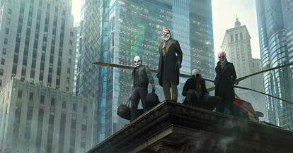 Payday 3 宣传图,展示团队合作场景