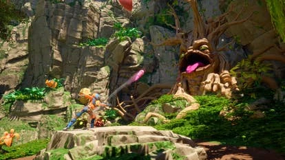 游戏中的第三人称视角显示丰富的动作剧情