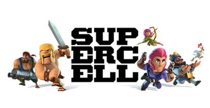 Supercell公司logo与游戏截图