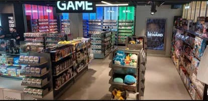 GAME实体店门面