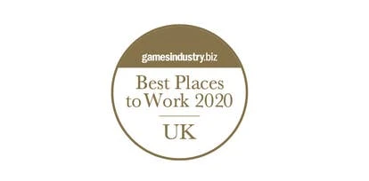 UK GamesIndustry.biz最佳工作地点奖标志