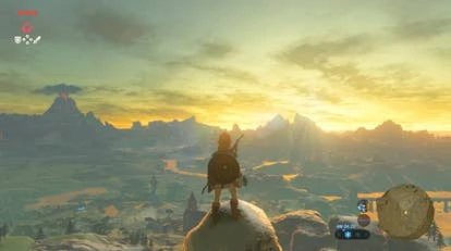 任天堂游戏截图，从《塞尔达传说：荒野之息》引申的游戏场景