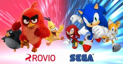 SEGA与Rovio合作的LOGO