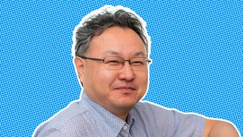 PlayStation标志与吉田修平合影