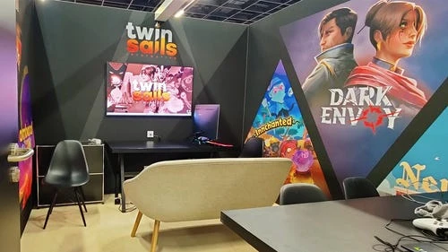 Twin Sails 宣布脱离Embracer集团的Logo