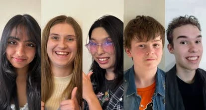 2025年BAFTA青少年游戏设计奖获奖者合影