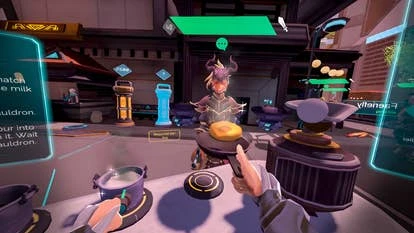 玩家扮演厨师在游戏中