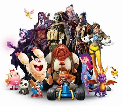 动视暴雪公司logo及相关图片