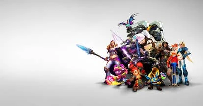 动视暴雪公司logo和团队照片