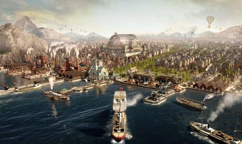 Ubisoft 发布的《Anno 1800》游戏宣传图