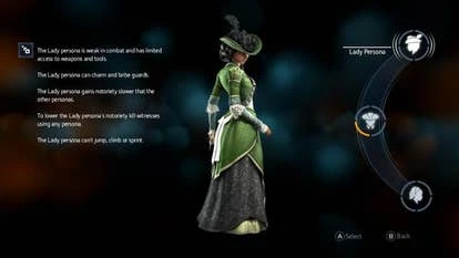 游戏中的女姓角啬示意图