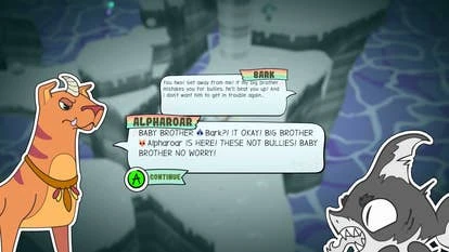 与敌人对话的场景，强感交流