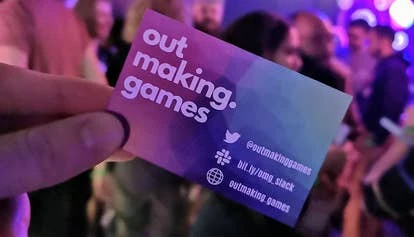 “Out Making Games”公司标志或相关宣传图片