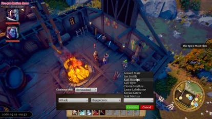 游戏中的对话界面