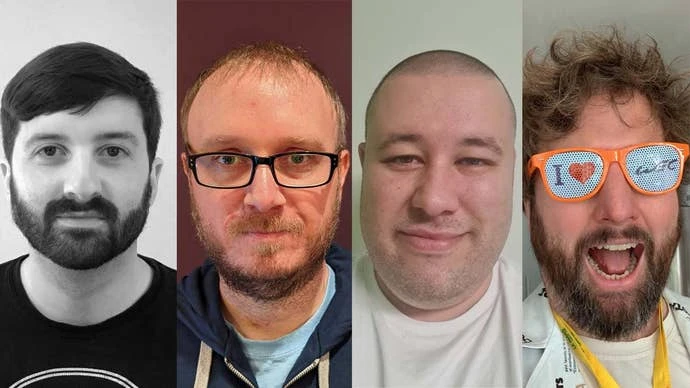 团队成员合照：Smith、Orry、Yin-Poole 与 Robinson