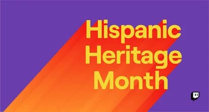 Twitch庆祝西班牙裔文化月的海报
