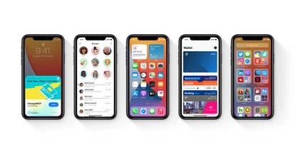 2021年iOS 14更新示意图