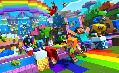 微软Xbox 360与Minecraft游戏