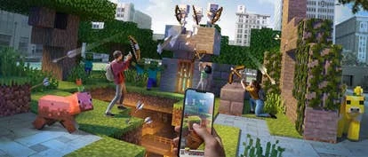 Minecraft Earth游戏截图