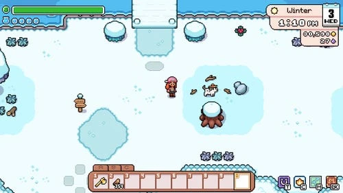 冬日的Mistria村庄，够陪伴在旁