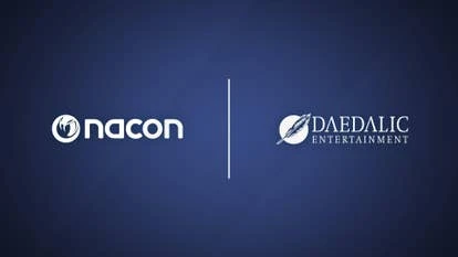 Nacon logo与Daedalic娱乐公司照片