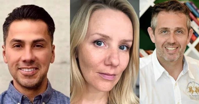 Savvy Gaming Group的高管合影：Jerry Gamez, Kadri Harma, Yannick Theler