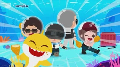 PUBG Mobile与Baby Shark合作海报
