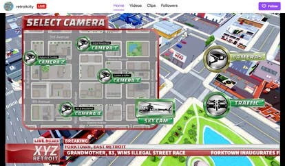 Retroit 24/7 互动直播