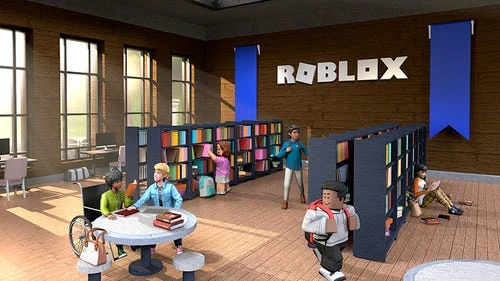 Roblox Logo 及公司办公环境照片