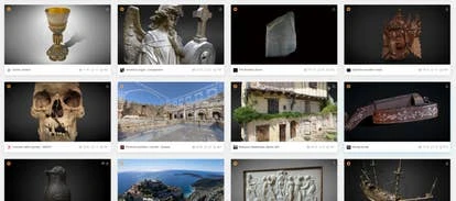 Sketchfab平台展示的历史模型