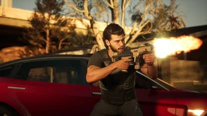 开放世界游戏截图，展示广阔的地图和丰富的场景