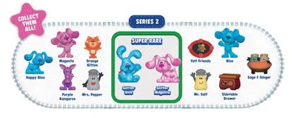 稀有的Blues Clues收藏玩偶