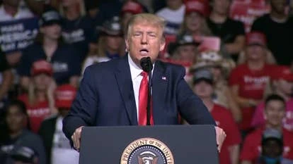 特朗普Twitch频道截图