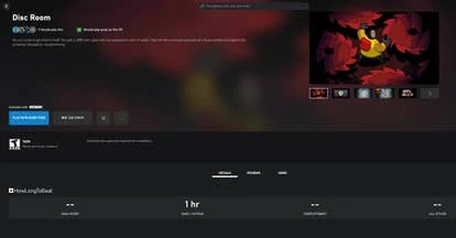 Xbox应用界面截图，显示游戏信息与《时长到达》统计