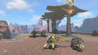 塞尔达传说：王国之泪中的矿车剑