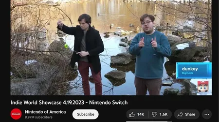 “No one knew quite what to expect during Nintendo’s latest Indie World Showcase, but it definitely wasn’t videogamedunkey.”