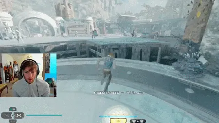 Twitch主播进行《星球大战：绝地生存》游戏直播截图