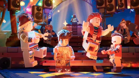 索尼官方发布会中的《乐高地平线：Zero Dawn》预告截图